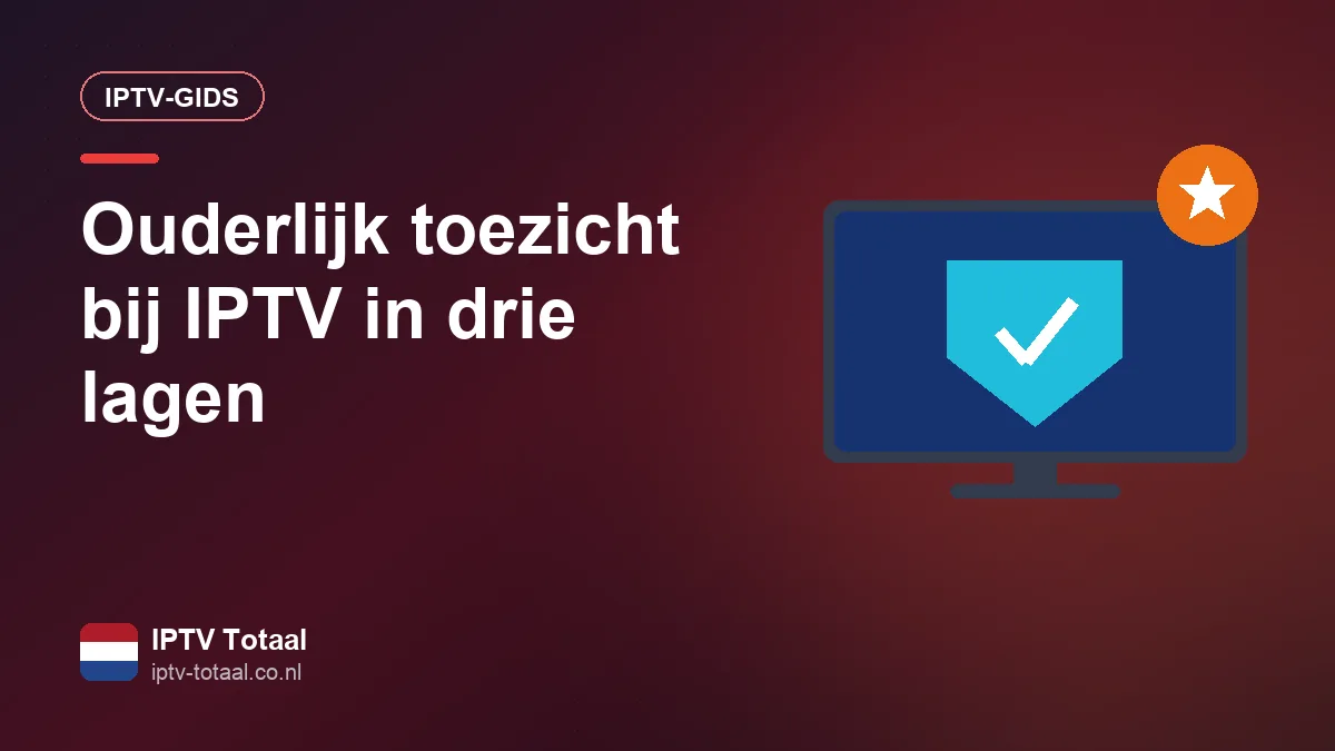 Kinderslot met pincode instellen in een IPTV-app