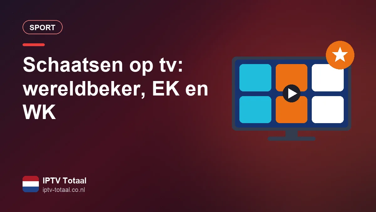 Schaatsen op tv: langebaanschaatsers op de ijsbaan